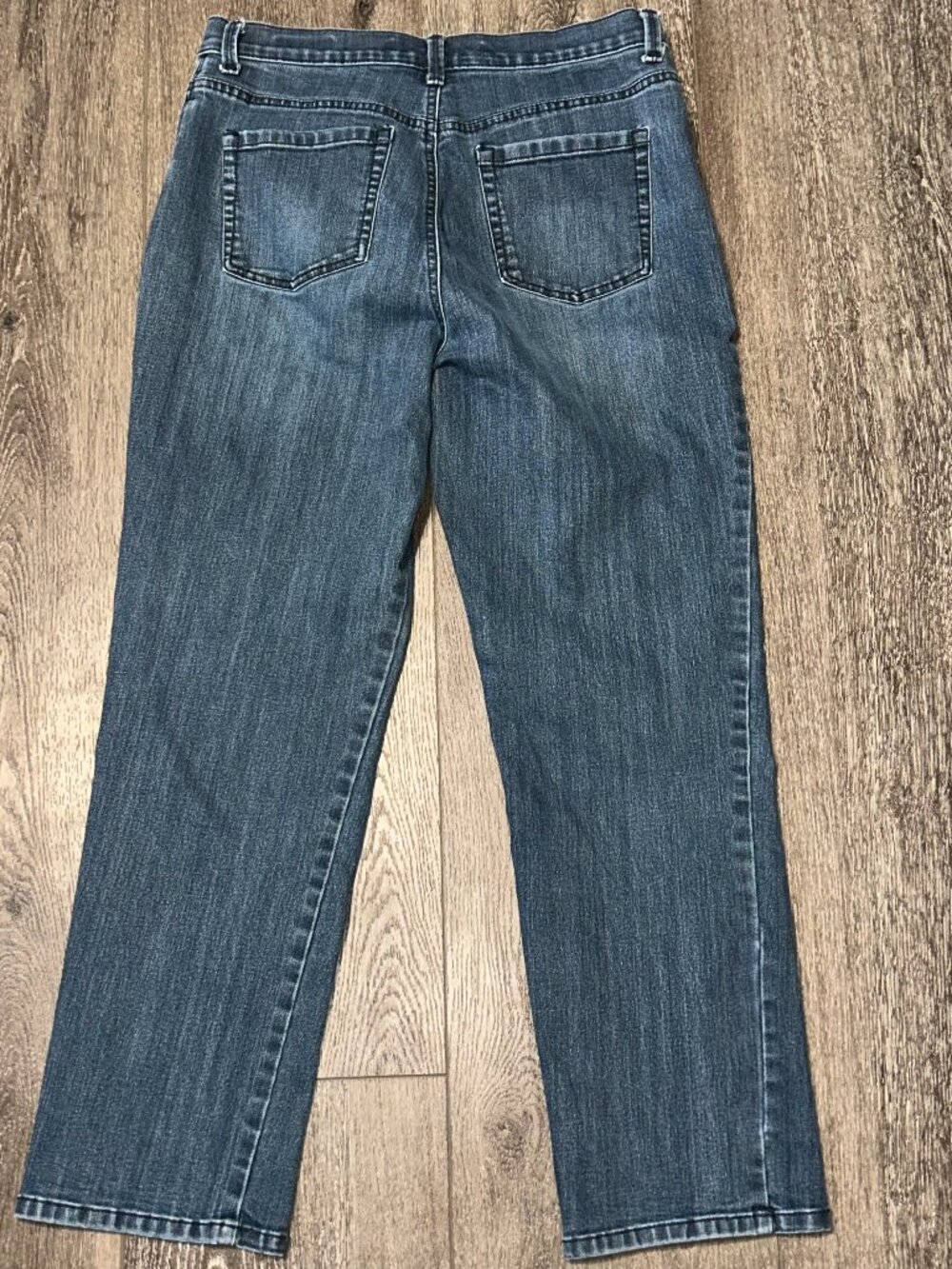 Gloria Vanderbilt Jeans Womens 10S SHORT Blue Denim Amanda Medium Wash 30x28 - Picture 5 of 6